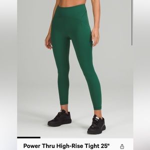 Power Through HR Tight 25” Everglade Green